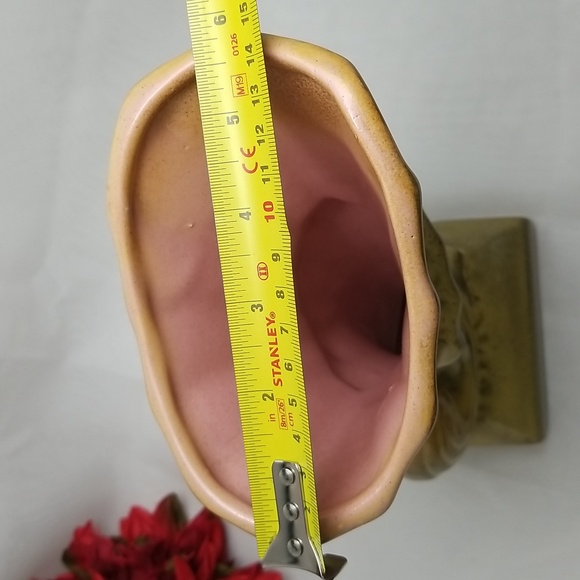 Gonder Pottery Cornucopia Vase Planter - Picture 7 of 15